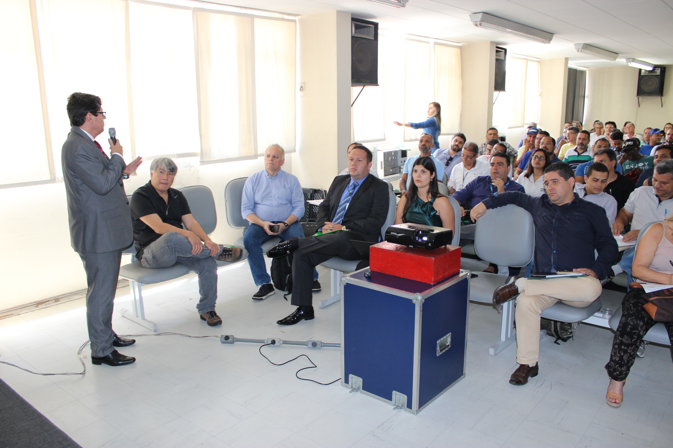 O treinamento foi realizado no auditório do ministério do trabalho. Foto: Thaís Nogueira / Ipem-MG