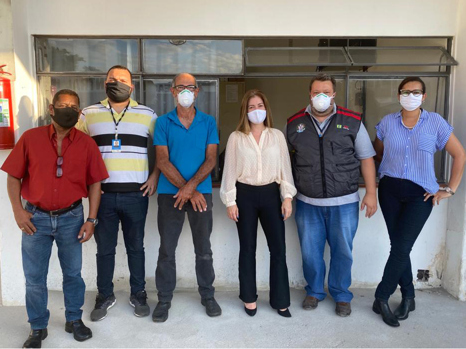 Diretora-Geral do Ipem-MG durante visita à Regional Juiz de Fora. Foto: Divulgação / Ipem-MG