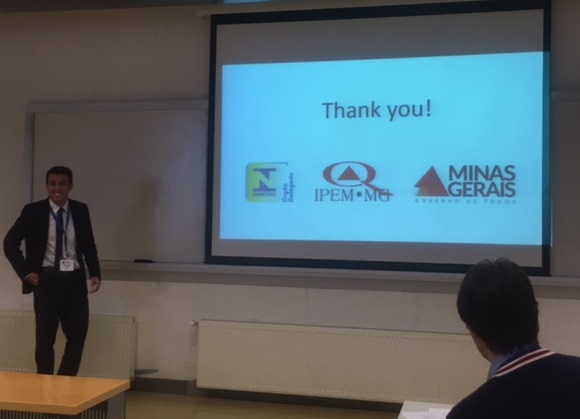 Reggiani representa Governo Mineiro no Chile. Foto: Divulgação / Ipem-MG